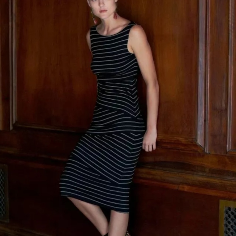 Bailey 44 striped column dress | anthropologie | S